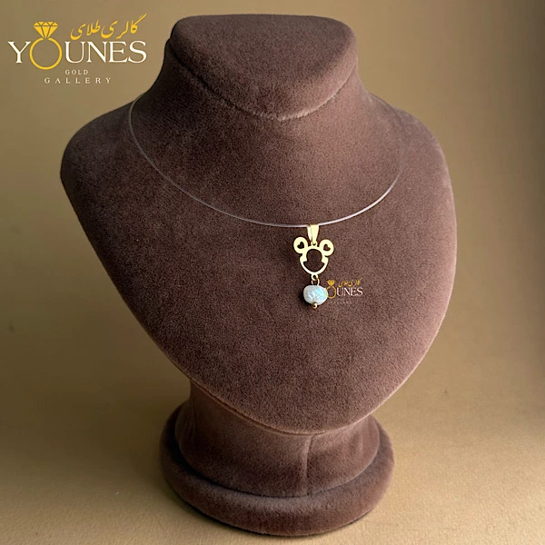 آویز میکی موس مرواریدی طلا